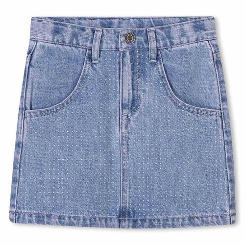 MARC JACOBS Denim Rhinstone Skirt 4-10Y